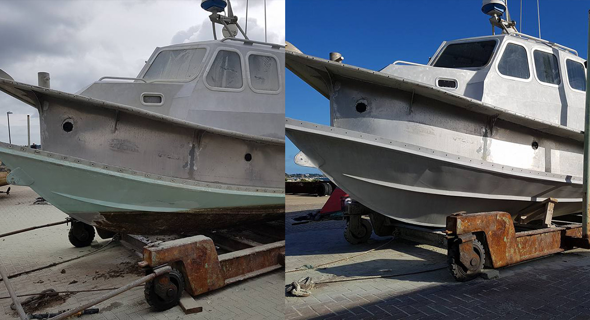 Safe hull restoration to get you back on the water
