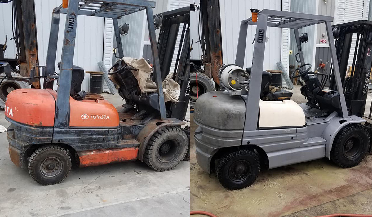 Industrial coating removal