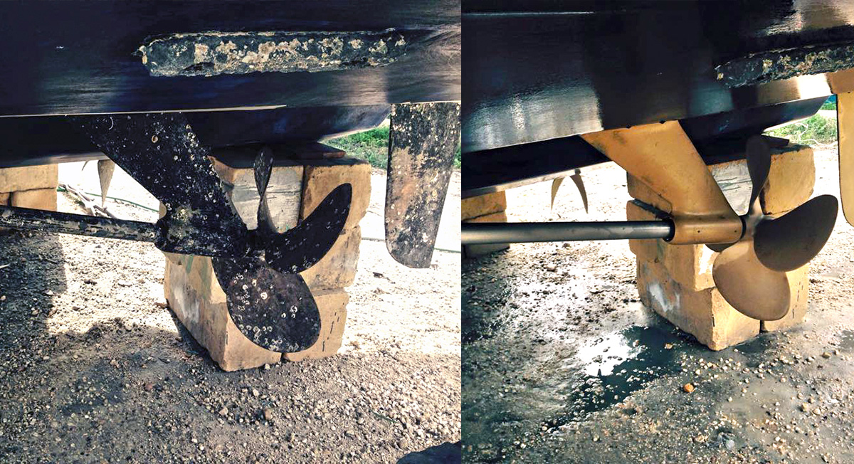 Hull paint and growth removal