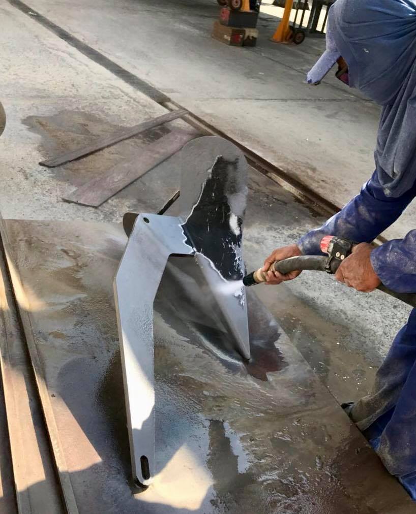 Marine surface preparation