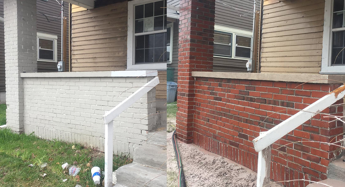 Home exterior restoration