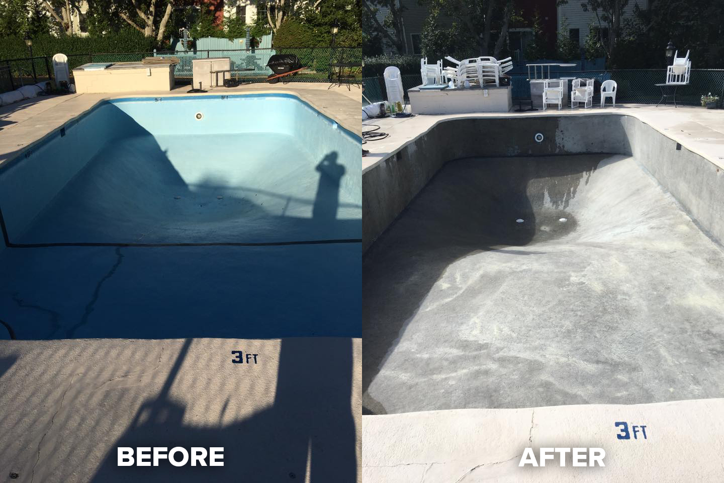 Restored residential surface